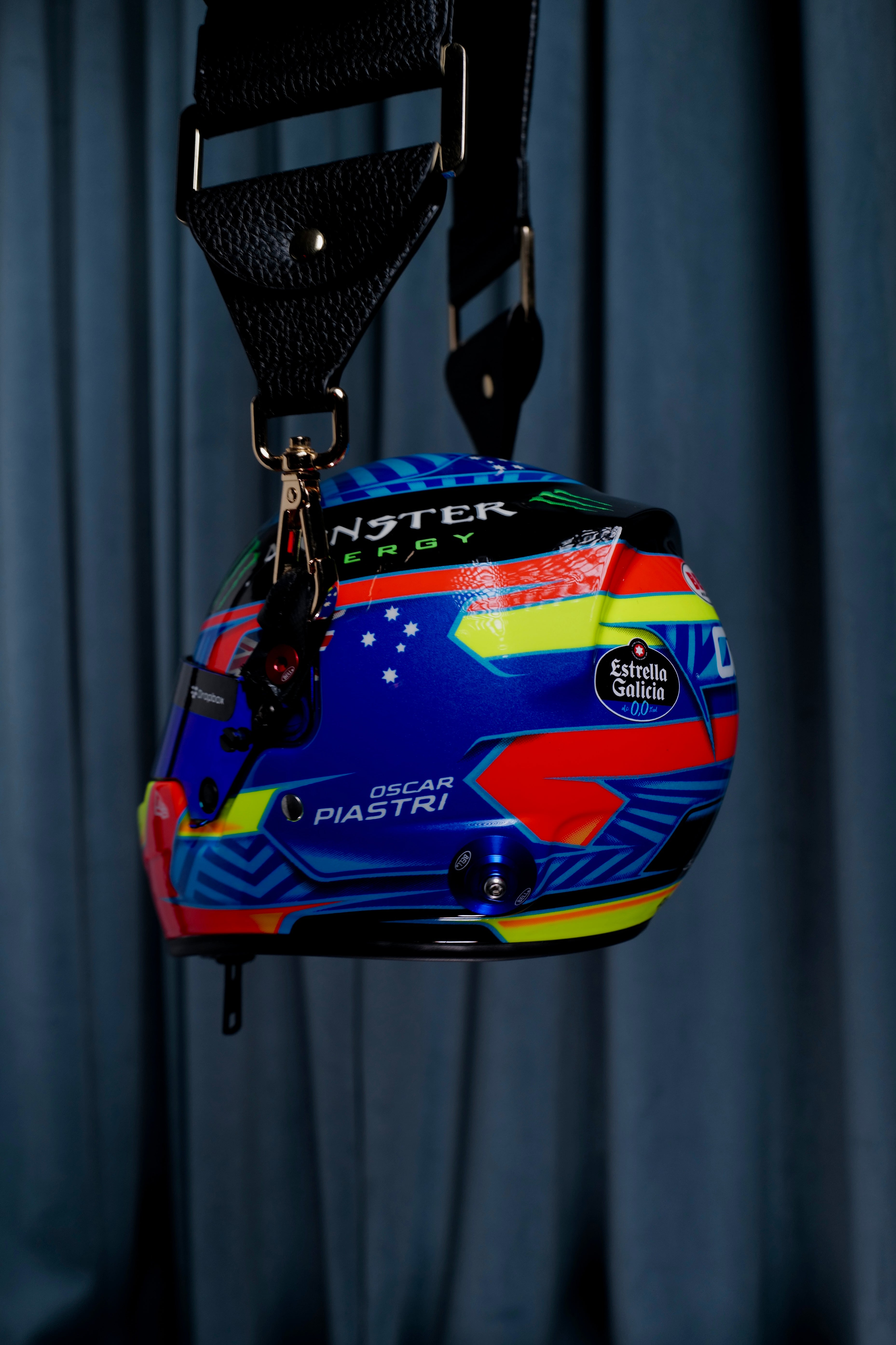 Oscar Piastri Season Helmet 2024